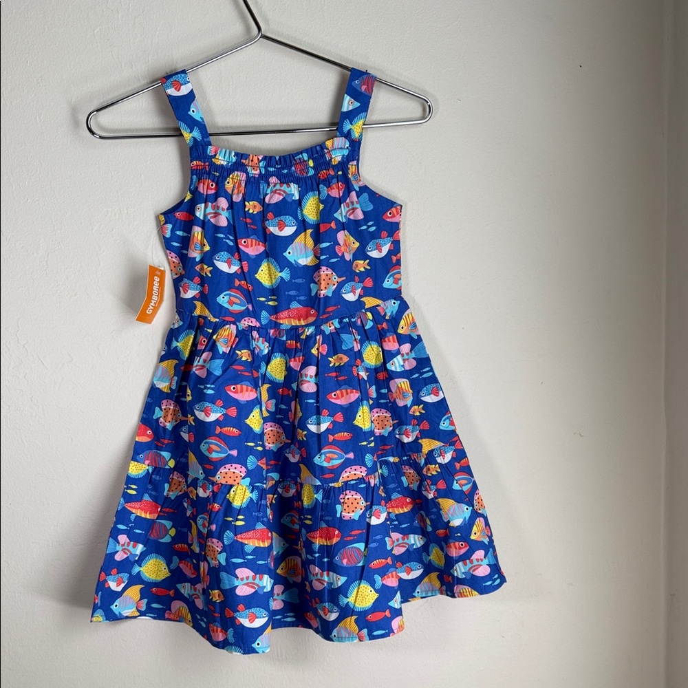 Gymboree Blue Fish Pattern Dress - Picture 3 of 5